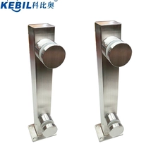 Chine Broche en verre en acier inoxydable d'escalier de rampe en verre de conception Moden avec la pince de verre double fabricant