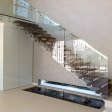 Chine Rampe de verre trempé en verre trempé intérieur moderne utilisé dans l'escalier fabricant