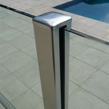 Chiny Outdoor frameless aluminum railing and fittings for pool fence producent