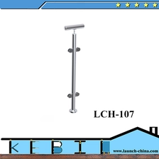China Outdoor stainless steel glass railings manufacturer