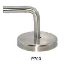 China P703 inox wall mount handrail brackets for square tubing and pipe handrail manufacturer