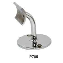 China P705 wall mount stainless steel handrail brackets to suit round tubing or pipe handrail manufacturer