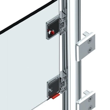 Cina Square glass clamp with round bottom G102R produttore