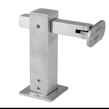 China Square tube and wall connect stainless steel bracket manufacturer