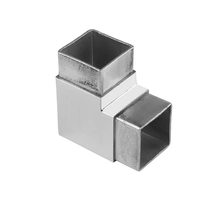 Cina Connettori a tubo quadrato per tubo in acciaio inox 40x40mm produttore