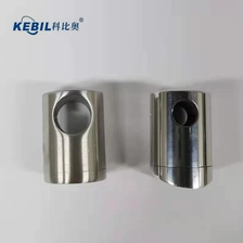 China Stainless Steel Rod Railing System Flat Mount Crossbar Holder Tube Mount Crossbar Holder manufacturer