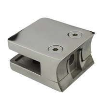 Cina Glamp in vetro tipo quadrato in acciaio inox per vetro spessore 8mm-12mm G102 produttore