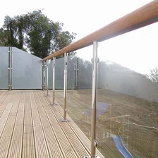 China Stainless steel 316 balustrade post for crystal clear glass railing and cable railing system manufacturer