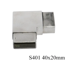 porcelana Fundición de acero inoxidable de 2 vías conector modular tubo cuadrado S401 fabricante