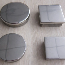 Китай Stainless steel flat top end cap for tube handrail производителя