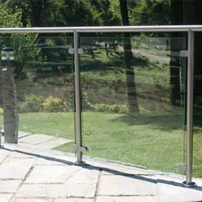 Chiny Systemy balustrad szkła ze stali nierdzewnej do balkonów szklanych lub szklanych schodów producent