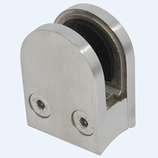 China Stainless steel tube railing clamp for holding tempered glass Hersteller