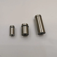 Cina Standoff a parete in acciaio inox Connessione con vetro acrilico produttore