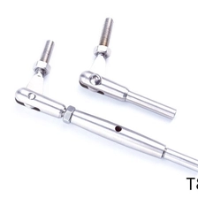 porcelana Accesorios de extremo roscados del cable del tensor de estampación de acero inoxidable T316 fabricante