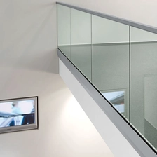 porcelana aluminum U channel use for 12-20mm glass or aluminum deck channel fabricante