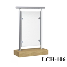 Chine poste de balustrade pour les escaliers balustrade en verre fabricant