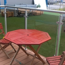 China glass railing hardware stainless steel balustrade post manufacturer