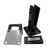 China Spigot de vidro para cerca de piscina, tipo de placa de base quadrada fabricante