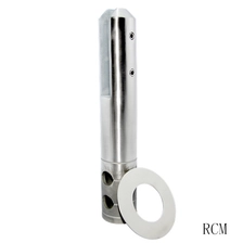 China glass spigot round core drilled model for pool fence and balcony railing manufacturer