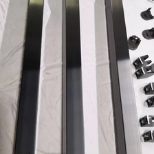 China matt black stainless steel glass balstrade post manufacturer