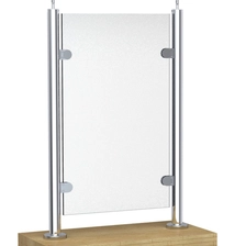 China outdoor stainless steel galss railing for balcony china supplier(LCH-106) manufacturer