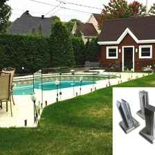 porcelana Abrazadera de espiga de vidrio templado de seguridad de piscina para vidrio de 12mm fabricante