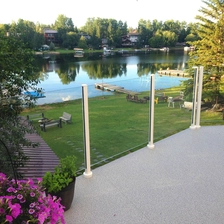 China powder coating aluminum balcony railing manufacturer