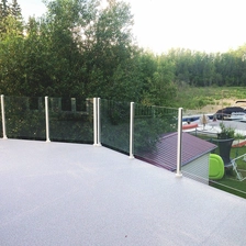 China powder coating aluminum post for glass railing manufacturer