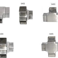 Cina quadrato 40 x 40 tubi connettore giunto in acciaio inox produttore