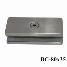China de aço inoxidável de 180 graus braçadeira de vidro fabricante