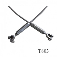 China stainless steel 3mm wire rope railing system for staircase(T803) manufacturer