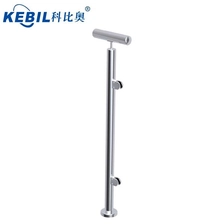 China stainless steel balcony glass railing design manufacturer