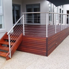 China stainless steel cable railing system for stair balcony deck design manufacturer