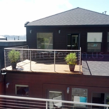 China stainless steel cable railings for stair decks manufacturer