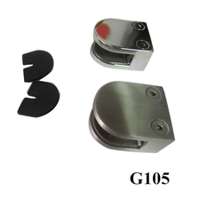 China stainless steel glass clamp / glass clip for holding glass manufacturer