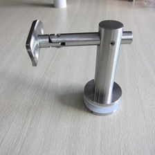 China stainless steel glass shelf brackets tube mounting brackets manufacturer