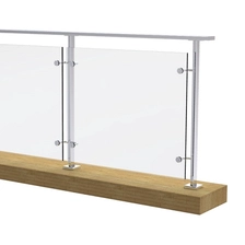 Chine verre en acier inoxydable araignée Balustrade poste fabricant
