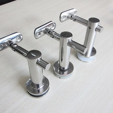 China stainless steel handrails glass railing bracket P707 manufacturer