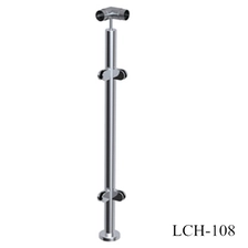 China stainless steel railing post 90 degree round manufacturer