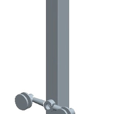 China roestvrijstalen reling post met glas standoff attachment fabrikant