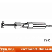 الصين الفولاذ المقاوم للصدأ الساتان أو مرآة مصقول الأسلاك الموتر T802 ل 3 مم - 6MM قطر الكابل الصانع