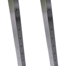 China stainless steel square railing post with welded base manufacturer