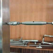 China Drahtseilspanner aus Edelstahl, Drahtseilbefestigungen für Drahtseilgeländer Hersteller
