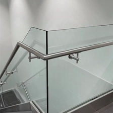 Chine stair glass railing glass mount handrail bracket fabricant
