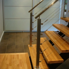 China staircase wire rope railing 316 stainless steel manufacturer