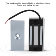 Cina Kunci Solenoid Mini 12V DC 60KG kunci aman gagal magnetik untuk kontrol akses pintu api kayu kaca pabrikan