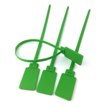 চীন ACM-T021-UHF প্লাস্টিক সিল সিকিউর জিপ টাই প্রিন্ট ISO14443A ISO15693 NFC RFID কেবল সিল ট্যাগ মেটাল জিপ টাই গান লেবেল অফ হোয়াইট টাই আউট কেবল নির্মাতা