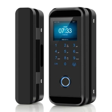 Китай Biometric Fingerprint Glass Door Locks For Framed Glass Door производителя
