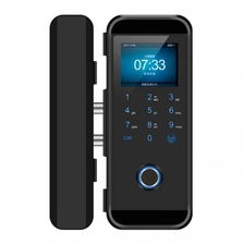 China Bloqueios de impressão digital biométrico para bloqueio de porta de vidro emoldurado fabricante