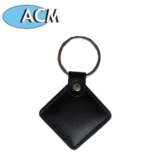 Xitoy Rfid logotipli chop etish Pu 13,56 mGts Nfc yuqori sifatli keyfob naqshli moslashtirilgan charm kaliti ishlab chiqaruvchi